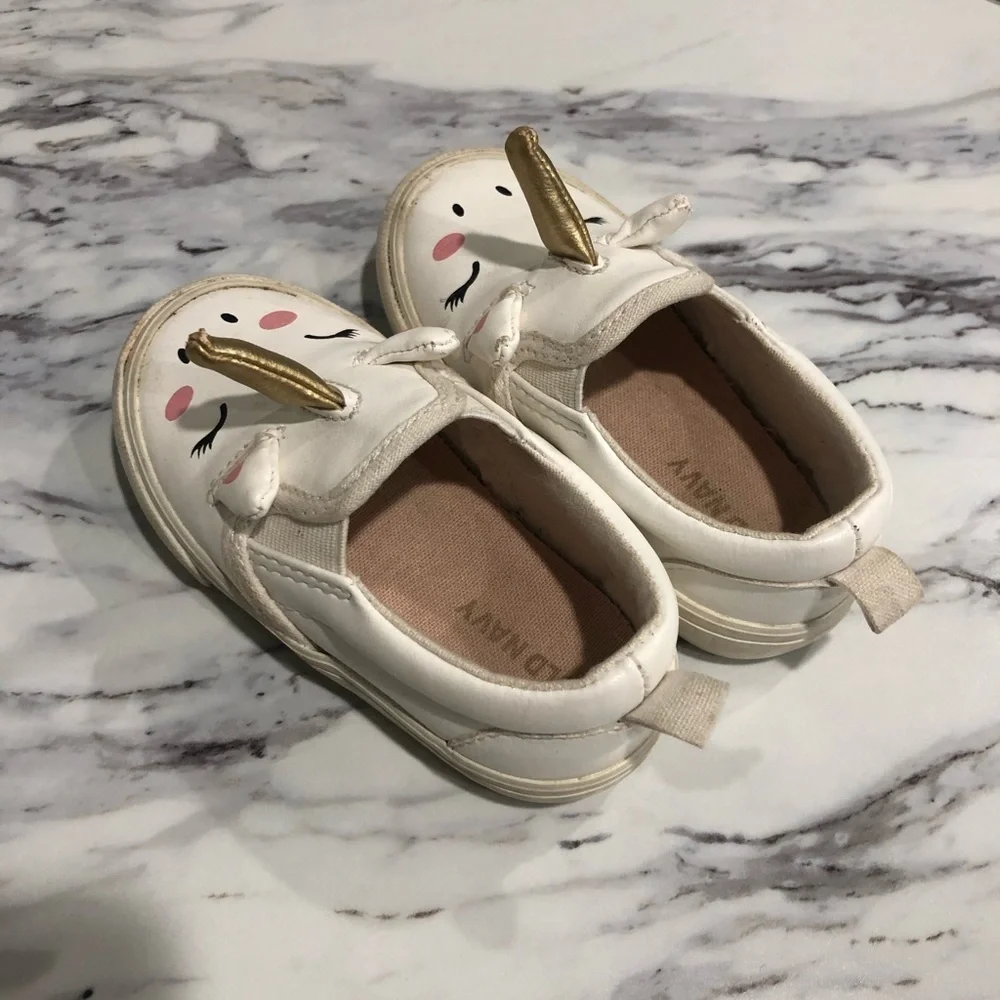 Old navy unicorn slip ons